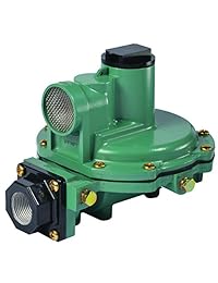 emerson fisher lp gas Equipo r622 dff 2 nd etapa regulador, 9 13" W.C Primavera, 3 4" X 3 4" NPT