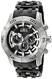 Invicta Men's 'Sea Spider' Quartz Stainless Steel and Polyurethane Casual Watch, Color:Two Tone (Model: 21816)