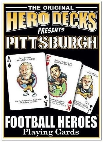 Parody Productions Football Heroes Playing Cards - Pittsburgh