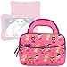 Evecase 7inch Dragon Touch Y88X Plus 2017/Y88X Kids Android Tablet Sleeve, Cute Princess Themed Neoprene Travel Carrying Slim Sleeve Case Bag w/ Dual Handle and Accessory Pocket - Pink w/ Purple Trim