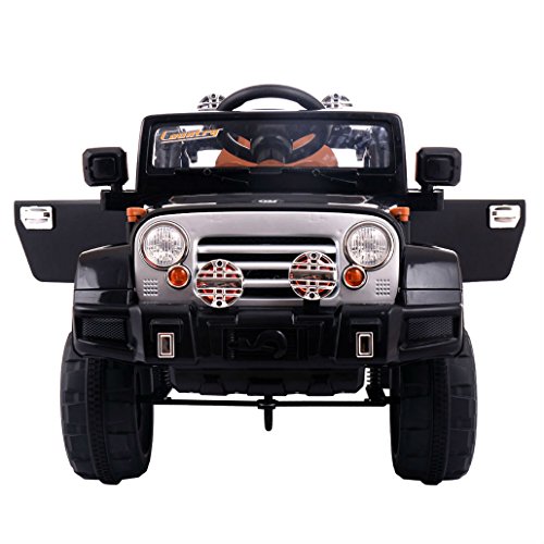 12V Jeep style Kids Ride on Truck Battery Powered Electric Car W/Remote Control - Thumbnail 2