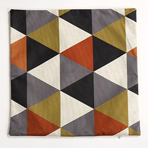 image for Throw Pillow Cases,Woaills New Geometric Square Pillowcase Cushion Cov