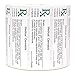 Generic CA Medical Identification RX Labels - Universal Compliant Leaf Stickers 3”x1” - 1,000 pc Roll