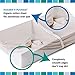Moonlight Slumber Premium Construction (Diaper Changing Pad) + Hand Sewn Fitted Organic Cotton Cover: Little Dreamer Waterproof Contoured Changing Table Pad W/Safety & Mounting Straps. Made in USA