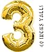 Giant 30th Gold Number Mylar Balloons for Birthday Party 40 inch 3 and 0 Balloon Decorations Dirty 30 with Alcohol Breathalyzer