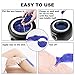 Zerhunt Wax Warmer Hair Removal Kit,Painless Self Hot Waxing Kit With 4 Hard Wax Beans and 10 Wax Applicator Sticks Stripless Wax Heater Machine For Men Women Body Leg Eyebrows