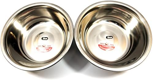 Fofo Stainless steel mixing bowl pack of 2