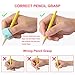 JARLINK Pencil Grips for Kids Handwriting, Aid Grip Trainer Posture Correction Finger Grip for Kids, Adults, Arthritis Designed for Righties or Lefties (6PCS)