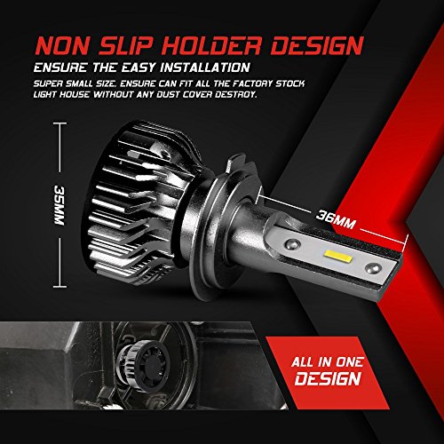 4 Aukee+Headlight+Lumens+Extremely+Conversion