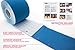 Fitdom Kinesiology Physiotherapy Synthetic Sports Tape in Uncut, Precut & Bulk Roll + Bonus Instruction. Therapeutic Taping for Knee, Shoulder, Elbow & More. Providing Recovery & Support