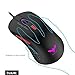 Gamerz GMZ-M3 DPI 6 LED Lights Optical Wired Gaming Mouse, Black/Red