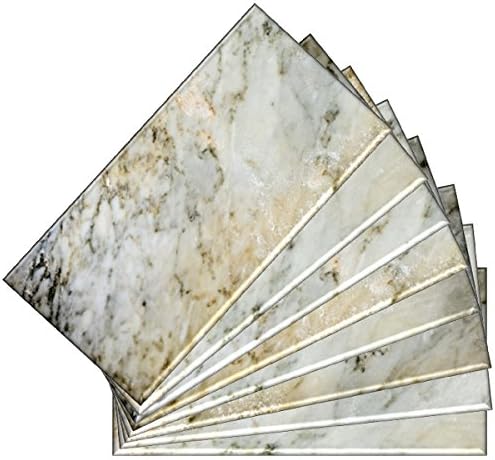 SkinnyTile 4404 Glass Wall Tile, 6" x 3", White
