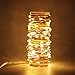 SIMENMAX Solar String Light 100 LEDs [2 Modes] Starry String Lights Ambiance Lighting for Outdoor Gardens Homes Dancing Christmas Party, Warm White