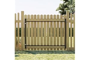 BarnBase Adjustable Gate Kit, Fence Gate Kit Anti Sag Gate Kit for 36in - 72in W, 4‘-5’ H, Anti Sag Gate Kit Gate Hardware Kit Gate Kit for Wooden Fence, Black(Wooden Post Not Include)