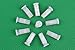50x Squeaker Reed Shoes Toy Repair Noise Maker Insert Replace 16mm by Pet Toy