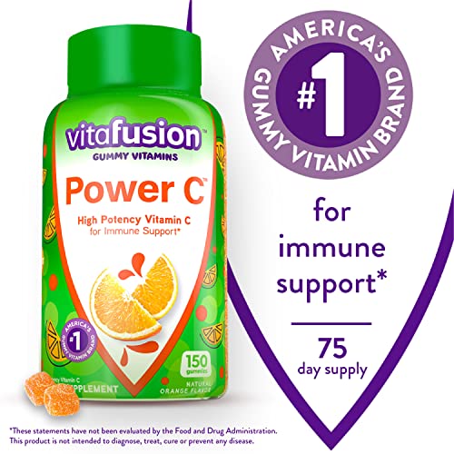 Vitafusion Power C Vitamin C Gummies For Immune Support, Orange