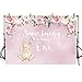 MEHOFOTO 7x5ft Cute Easter Bunny 1st Birthday Party Backdrop Pink Flowers Rabbit Some Bunny One Photography Background Photo Banner Poster