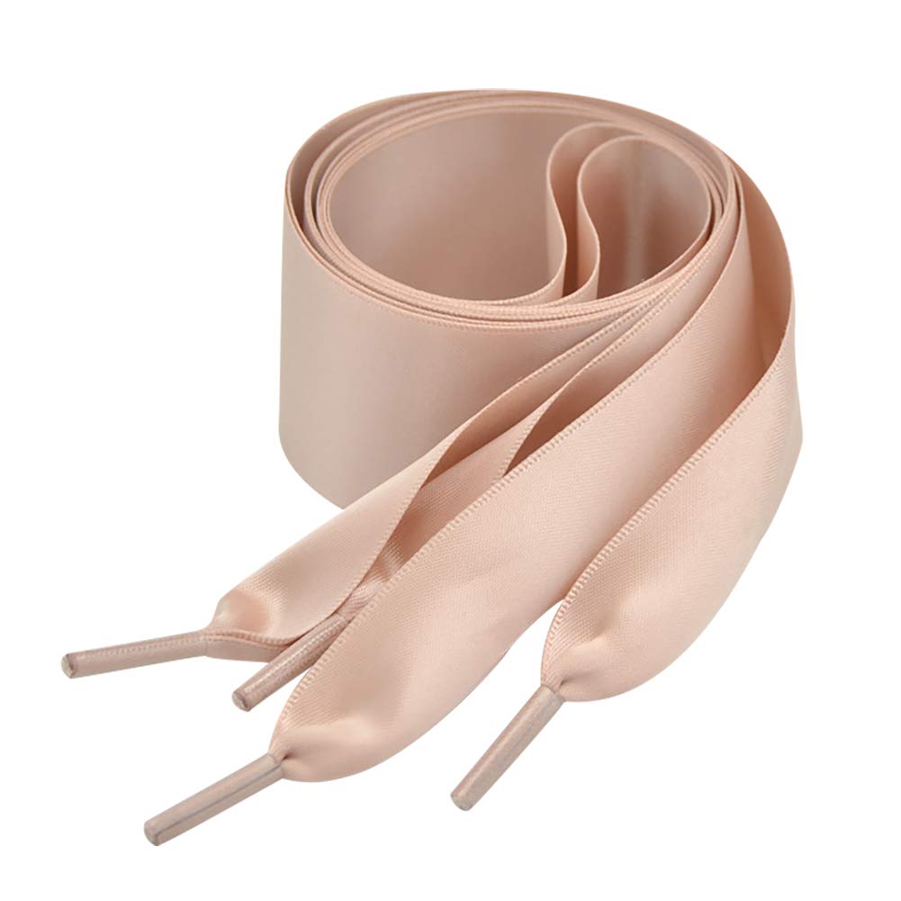 Flat Satin Ribbon Women Shoelaces Shoe Laces Sneaker Sport Silk