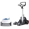 Dolphin Proteus DX3 Automatic Robotic Pool Vacuum Cleaner Includes Caddy for Easy to Transport and Storage, Ideal for In-Ground Pool up to 33 FT in Length