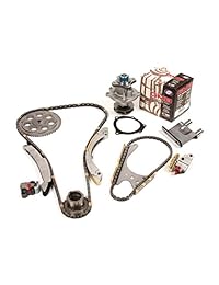 Evergreen tk10428dwp 02 08 Buick Chevrolet GMC Hummer Isuzu Oldsmobile 2.8 2.9 3.5 4.2 DOHC Timing Cadena Kit Bomba de agua (con Gear)