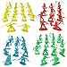 Liberty Imports Cowboys and Indians Big Bucket of Toy Soldiers Army Men Figurines (140 Pcs)