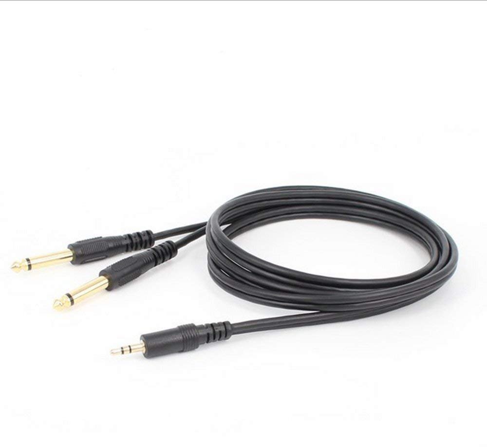 iPod Mixer Multimedia Speakers and Home Stereo Systems Computer Sound Cards ONXE 3.5mm to Dual 1//4 Inch Cable 1//8 TRS to 2 6.35mm TS Mono Y Splitter Male to Male Audio Cord for iPhone CD Players 5ft 1-Pack 1.5M