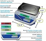 Adam Equipment Cruiser CKT 4kg x 0.1g Bench Checkweighing Scale Stainless Steel view 8