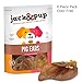 Jack&Pup Prime Extra Thick Whole Pig Ears Odor Free Dog Treats, (8 Pack) – Premium Grade Long Lasting All Natural and Unflavored Gourmet Dog Treat Chews – Fresh & Tasty Low-Calorie Treat