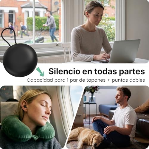 Tapones para los Oídos para Dormir, Tapones Antirruido para Dormir de Lado
