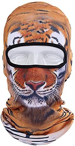 ICESNAKE 3d Animal Snowboard Neoprene Balaclava Ski Face Cover Tiger Face Mask(07)