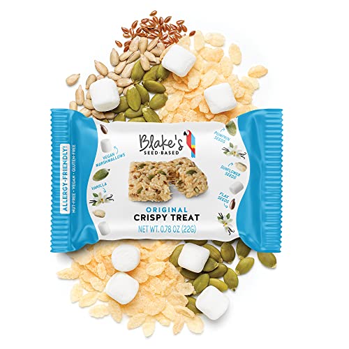Blake’s Seed Based Crispy Treats Original (24 Count), Vegan, Gluten Free, Nut Free & Dairy