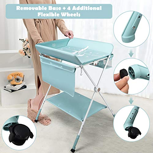 changing table with wheels