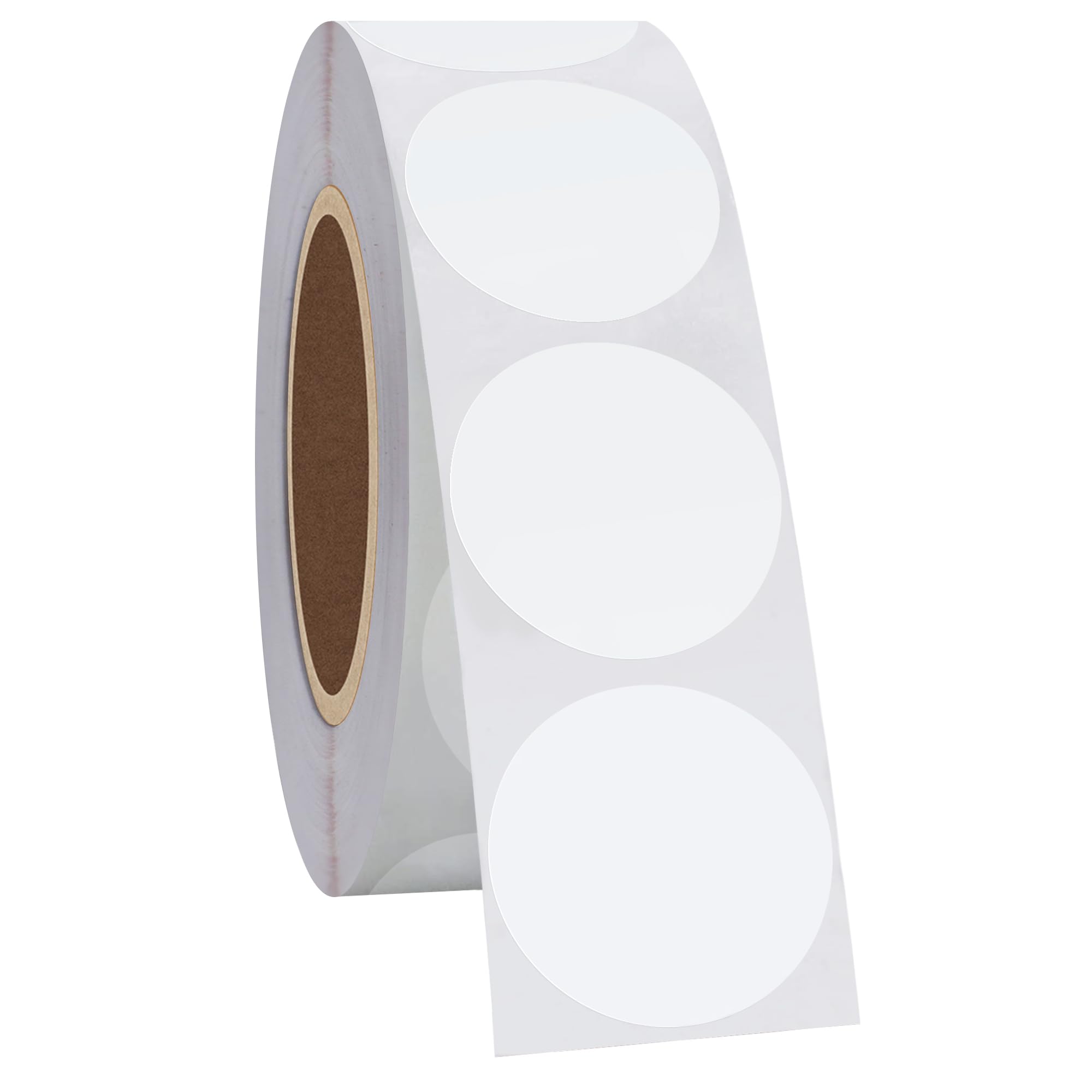 Hycodest 25mm White Circle Stickers Sticky Dots Easy Write on Blank Labels Small Tags 1000 Stickers