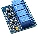 DZS Elec 2-Pack 5V 4-Channel Relay Module with Optocoupler Active Low Level Amplifier Trigger JD-VCC Relay Power VCC Power