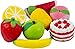 Jumbo Fruit Squishies Slow Rising Toys Extra Large Squishy Set of 8. Perfect for Indoor Games, House Decoration, Education, Stress Relief. Strawberry Cake Apple Peach Lemon Banana Pineapple Watermelon