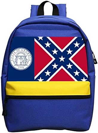 Mississippi State Flag Classic Backpack Unisex Water Resistant School Rucksack Travel Backpack