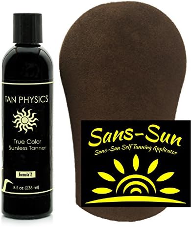 Tan Physics True Color Tanner 8 Oz Wfree Tanning Mitt By Sanssun