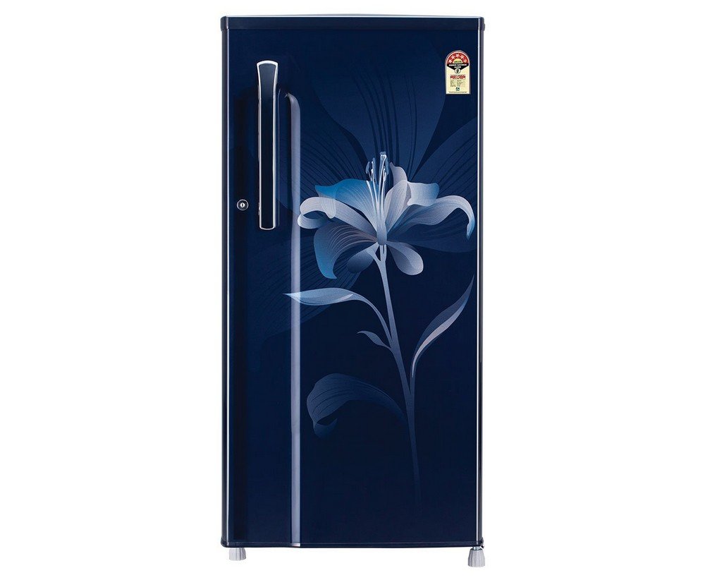 LG 190 L 5 Star Direct Cool Single Door Refrigerator(GLB205KMLN, Blue