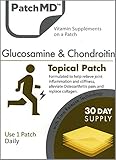 Glucosamine & Chondroitin Sulfate Joint Pain Relief Topical Patches By PatchMD-100% Safe, Natural Ingredients That Repair & Form Cartilage & Collagen -Reduce Inflammation & Stiffness - 30 Patches