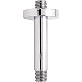 Signature Hardware 449666 4" Round Ceiling-Mount Shower Arm - Chrome