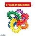 Vlish 12 Pack- Fun Puzzle Balls, Party Favors, Goody Bags, Christmas Stocking Stuffers, Easter Basket, Classroom, Fidget Brain Teasers, Brain Games, Puzzles