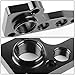 Ford Modular V8 4.6L 5.4L Anodized Remote Oil Filter Relocation Adapter + 12AN Oil Fittings