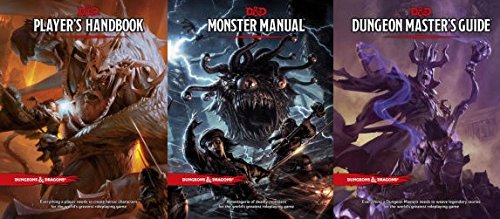 3 Book Dungeons & Dragons Complete Core Series ( 5th ) Fifth Edition Starter Set