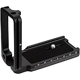 Haoge HG-M4 L Bracket for Sony A7M4 A7IV ILCE-7SM3 A7SIII/A7S3 a7s3 A74 a7riv a7r4 a7Rm4 a9ii Camera, 1 Piece Integrated Metal Arca Style Vertical Horizontal Switching