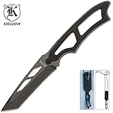 Tactical Warrior Tanto Full Tang Emergency Neck Knife