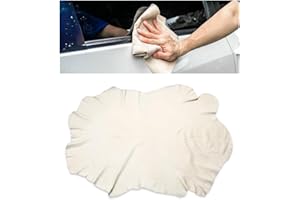 LSKASELUE Chamois Cloth for Car, 23.6''×35.4'' Super Absorbent Shammy Towel Soft Car Cleaning Cloth, Scratch-Free Drying Cham
