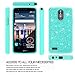 LG Stylo 3 Case,LG Stylo 3 Plus/Stylus 3 Glitter Phone Case,LeYi Hybrid Heavy Duty Protection [PC Silicone Leather + HD Screen Protector] Cute Girls Women Shockproof Case for LG LS777 TP Mint
