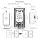 Smart Wifi Light Switch - 2 Pack, with Timer Compatible with Alexa Phone APP Remote Multi-person Control No Hub Required, Echo Google Assistant iOS Android Smart Light Switch