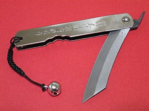 Ayou Higonokami Masanobu/Japanese folding pocket knife/Chrome/With Japanese suzu