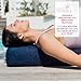 AJNA Yoga Bolster Pillow - Luxurious 100% Organic Vegan Suede - Yoga Bolster for Restorative Yoga - Rectangular Yoga Pillow with Carry Handle - Machine Washable Cover